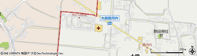 株式会社コスモス薬品　ドラッグストアコスモス伯耆町店周辺の地図