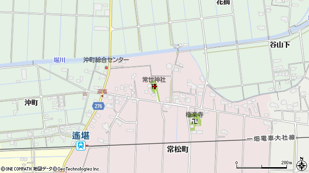 〒693-0057 島根県出雲市常松町の地図