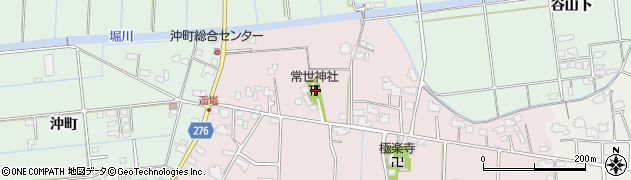 島根県出雲市常松町周辺の地図