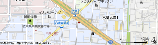 ティアイソフト岐阜周辺の地図