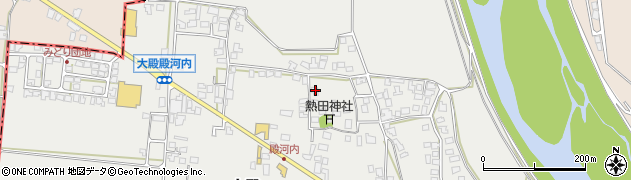 鳥取県西伯郡伯耆町大殿598周辺の地図