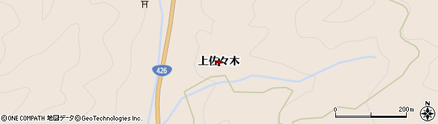 京都府福知山市上佐々木周辺の地図