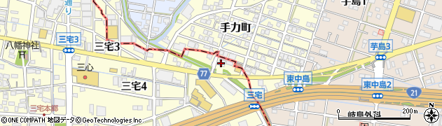 大垣共立銀行岐南支店周辺の地図