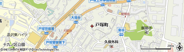神奈川県横浜市戸塚区戸塚町3122-89周辺の地図