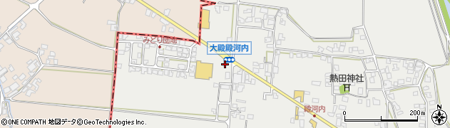 鳥取県西伯郡伯耆町大殿700周辺の地図