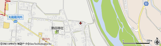 鳥取県西伯郡伯耆町大殿309周辺の地図