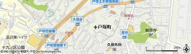 神奈川県横浜市戸塚区戸塚町3122-90周辺の地図