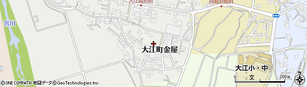 京都府福知山市大江町金屋837周辺の地図