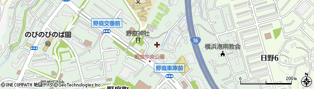 神奈川県横浜市港南区野庭町1264周辺の地図