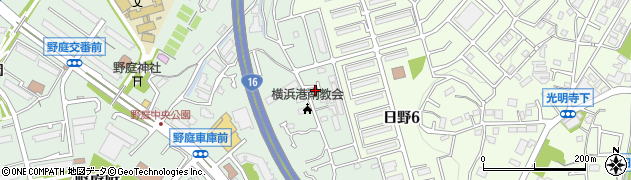 神奈川県横浜市港南区野庭町531周辺の地図