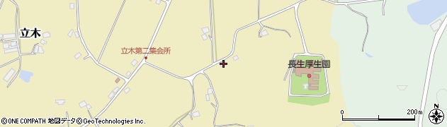 千葉県茂原市立木1576周辺の地図