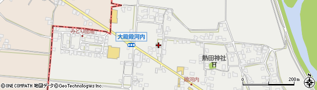 鳥取県西伯郡伯耆町大殿651周辺の地図