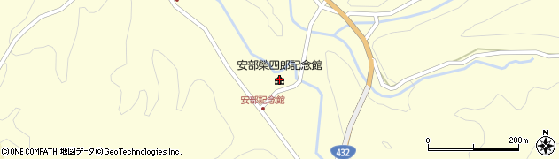 安部榮四郎記念館周辺の地図