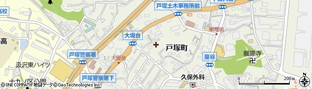 神奈川県横浜市戸塚区戸塚町3071周辺の地図