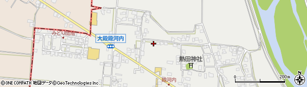 鳥取県西伯郡伯耆町大殿610周辺の地図