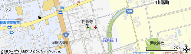 滋賀県長浜市川崎町178周辺の地図
