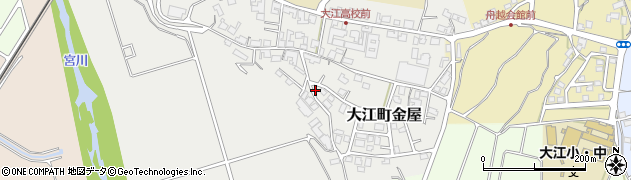 京都府福知山市大江町金屋819周辺の地図
