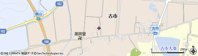 鳥取県米子市古市282周辺の地図
