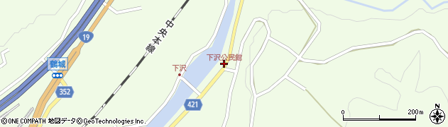 下沢公民館周辺の地図