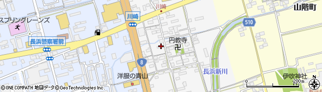 滋賀県長浜市川崎町325周辺の地図