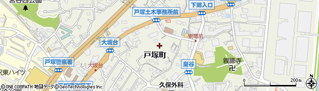 神奈川県横浜市戸塚区戸塚町3078周辺の地図