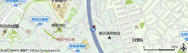 神奈川県横浜市港南区野庭町845周辺の地図