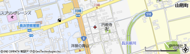滋賀県長浜市川崎町323周辺の地図