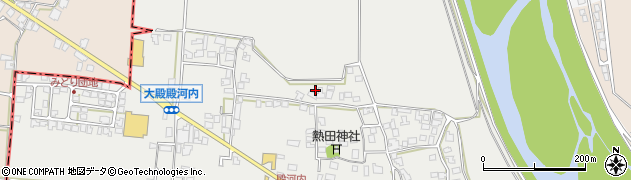 鳥取県西伯郡伯耆町大殿481周辺の地図