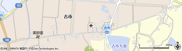 鳥取県米子市古市208周辺の地図