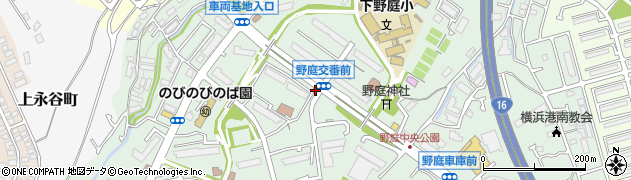 神奈川県横浜市港南区野庭町610周辺の地図