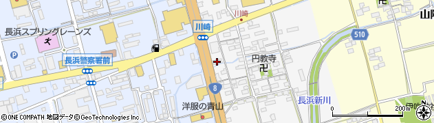 長浜ビジネスホテル周辺の地図