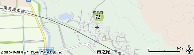 岐阜県垂井町（不破郡）市之尾周辺の地図
