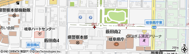 県庁周辺の地図