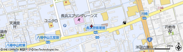 ＡＴーＴＩＭＥ長浜店周辺の地図