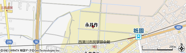 千葉県木更津市永井作周辺の地図