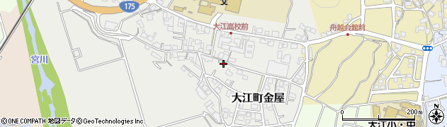 京都府福知山市大江町金屋833周辺の地図