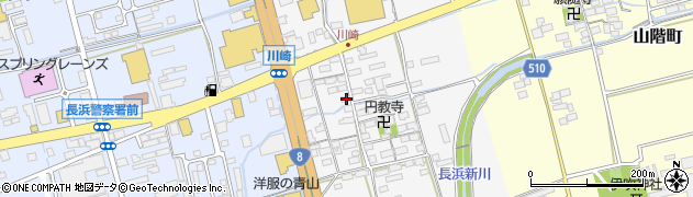 滋賀県長浜市川崎町297周辺の地図