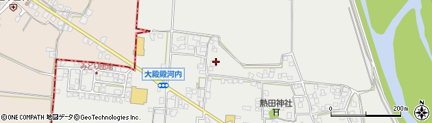 鳥取県西伯郡伯耆町大殿658周辺の地図