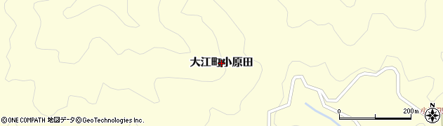 京都府福知山市大江町小原田周辺の地図
