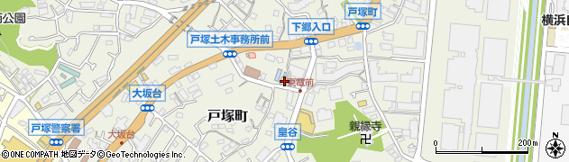 神奈川県横浜市戸塚区戸塚町3011周辺の地図
