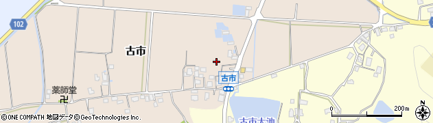 鳥取県米子市古市193周辺の地図