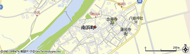 滋賀県長浜市南浜町周辺の地図