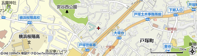 神奈川県横浜市戸塚区戸塚町3203-3周辺の地図