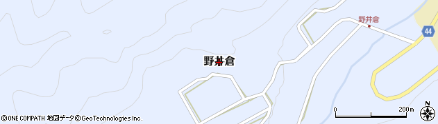 鳥取県琴浦町（東伯郡）野井倉周辺の地図