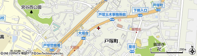 神奈川県横浜市戸塚区戸塚町3036周辺の地図