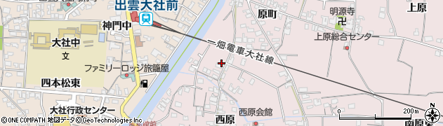 島根県出雲市大社町修理免869周辺の地図