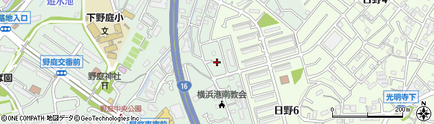神奈川県横浜市港南区野庭町548周辺の地図