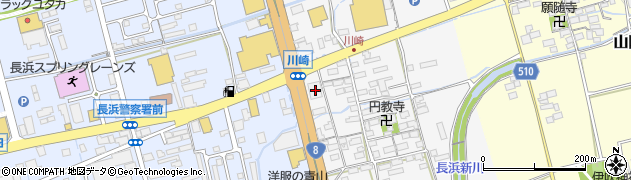 滋賀県長浜市川崎町289周辺の地図