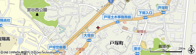 神奈川県横浜市戸塚区戸塚町3023周辺の地図