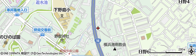 神奈川県横浜市港南区野庭町760周辺の地図